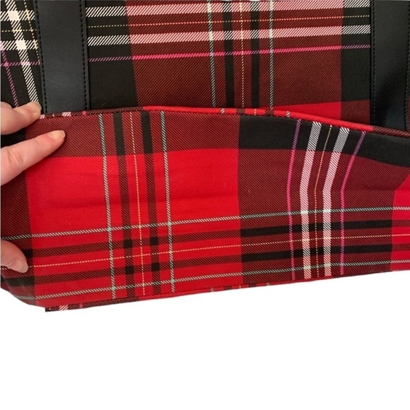 VICTORIA’s SECRET Plaid Tote—Pristine Condition - Picture 4 of 6